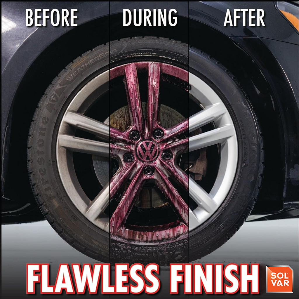 سولفار منظف عجلات بتأثير كامل من سولفار سعة 600 مل