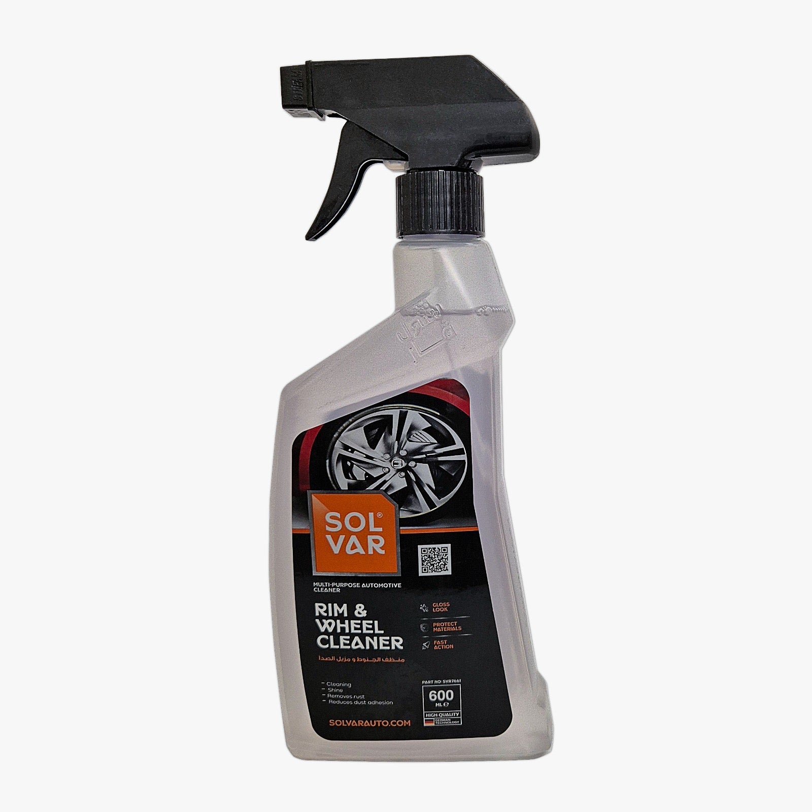 سولفار منظف عجلات بتأثير كامل من سولفار سعة 600 مل