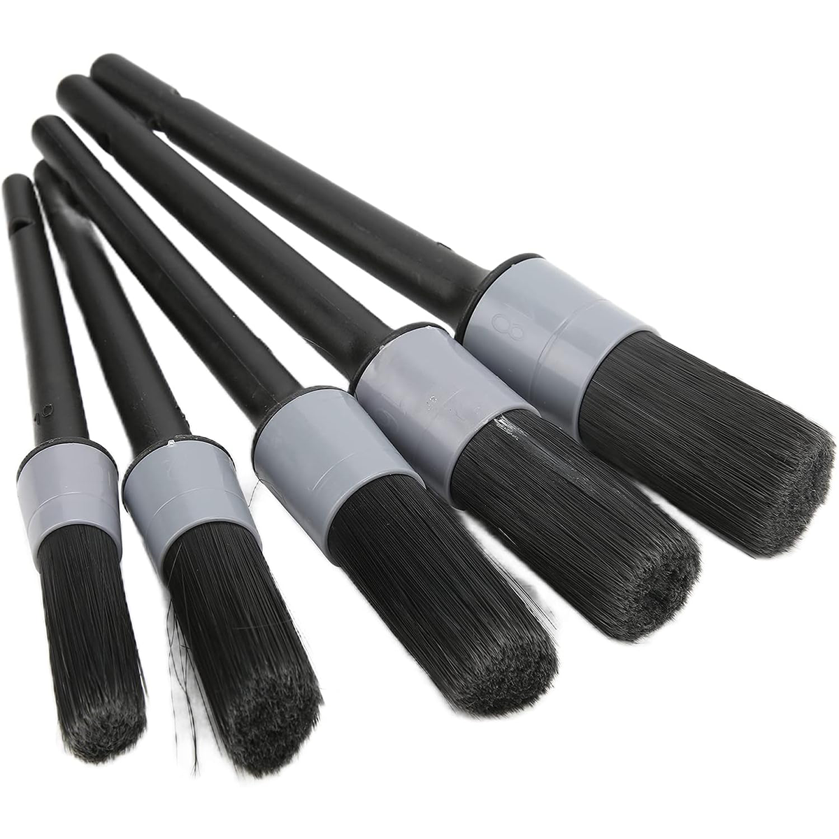 مجموعة فرش تفصيل السيارات المتكاملة 5 في 1 - متعددة الاستخدامات