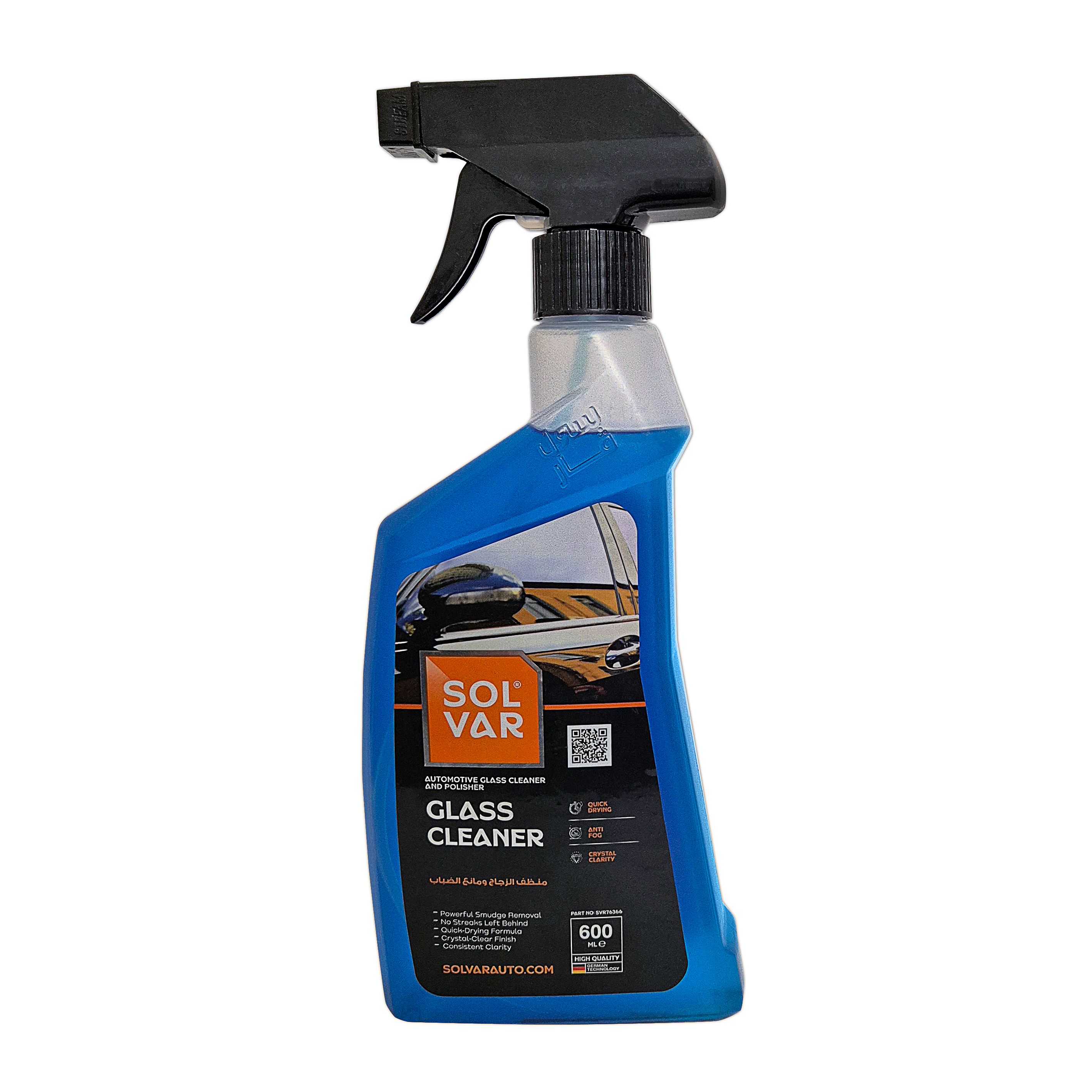 سولفار منظف زجاج و مضاد للضباب 600 مل