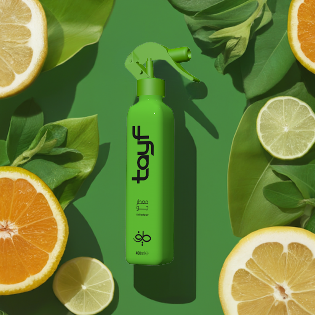 معطر جو طيف - النسيم الصباحي (الأخضر) - 400 مل بخاخ و 5 لتر جركن