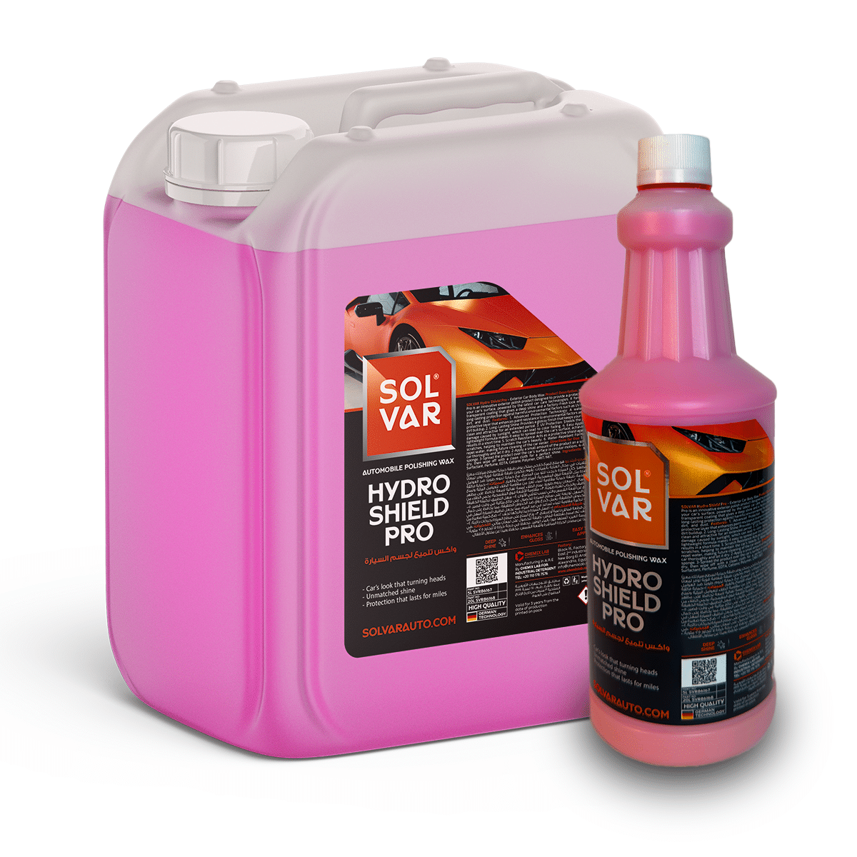 سولفار هيدرو شيلد برو - شمع سيارات عالي الجودة لتألق وحماية عميقة